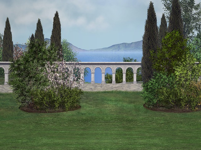 Free garden background image nature illustration