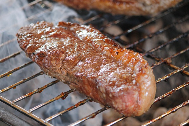Vlees, Grillen, Viering, Biefstuk