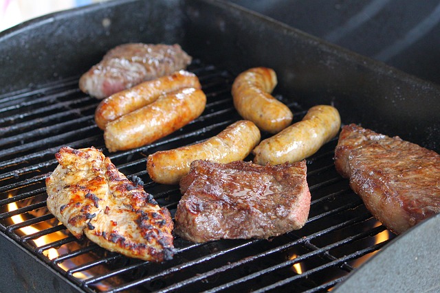 Vlees, Grillen, Viering, Biefstuk, Worst