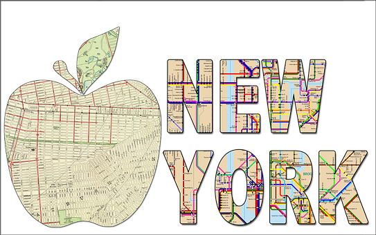 Free Ny Apple illustration and picture