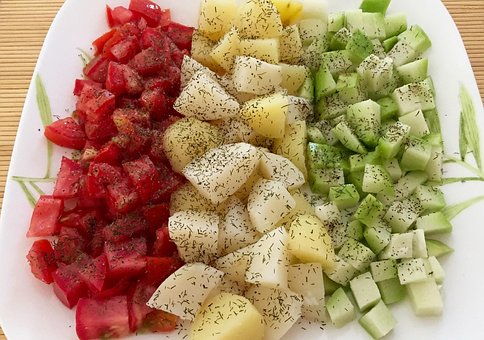 Food, Healthy, Meal, Tomatoes, Potatoes