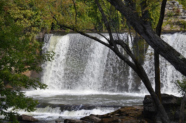 Free Waterfall River photo and picture
