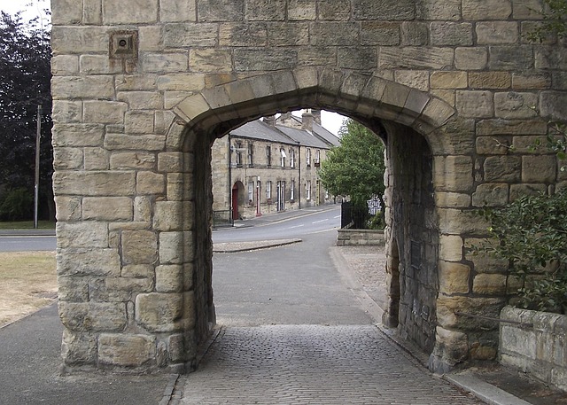 Warkworth, Northumberland, Portón, Roca