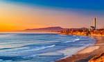california, sunset, evening