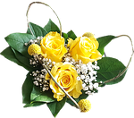 flowers, yellow, nosegay