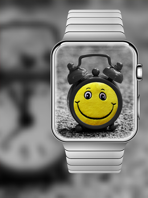 Free punctuality enjoyable wrist watch illustration