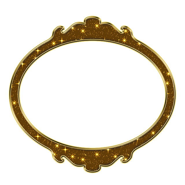 Free frame elegant stars illustration
