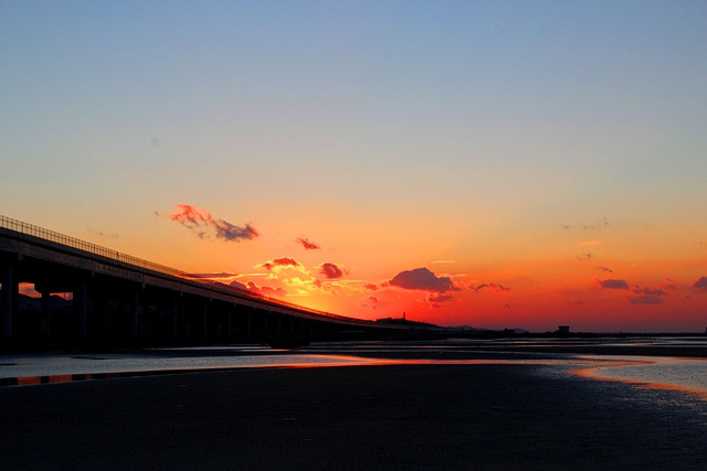 Free Sunset Beach photo and picture