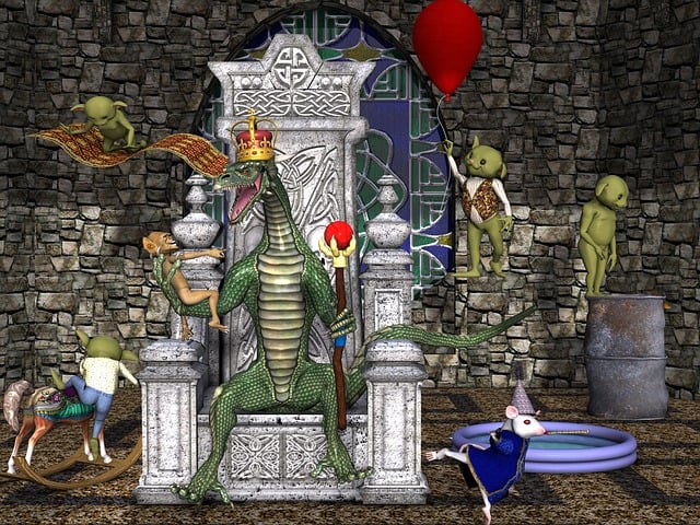 Balaur, Gnom, Fantezie, Nebun, Basm, 3D
