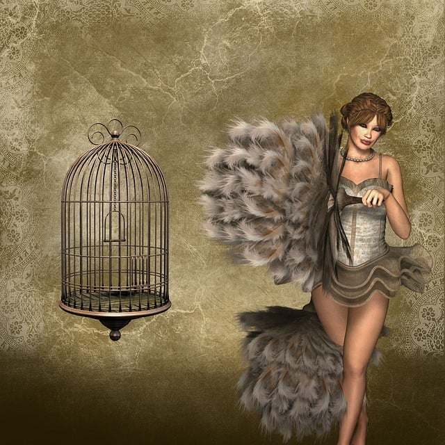 Käfig, Frau, Fantasy, Surreal, Kreativ