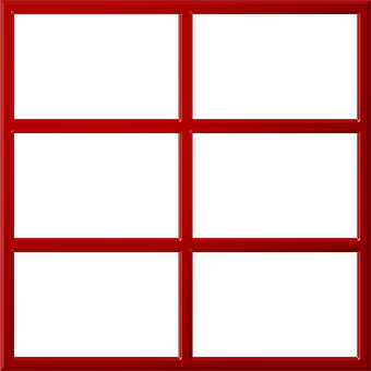 Vermelho, Quadro, Janela, Fronteira
