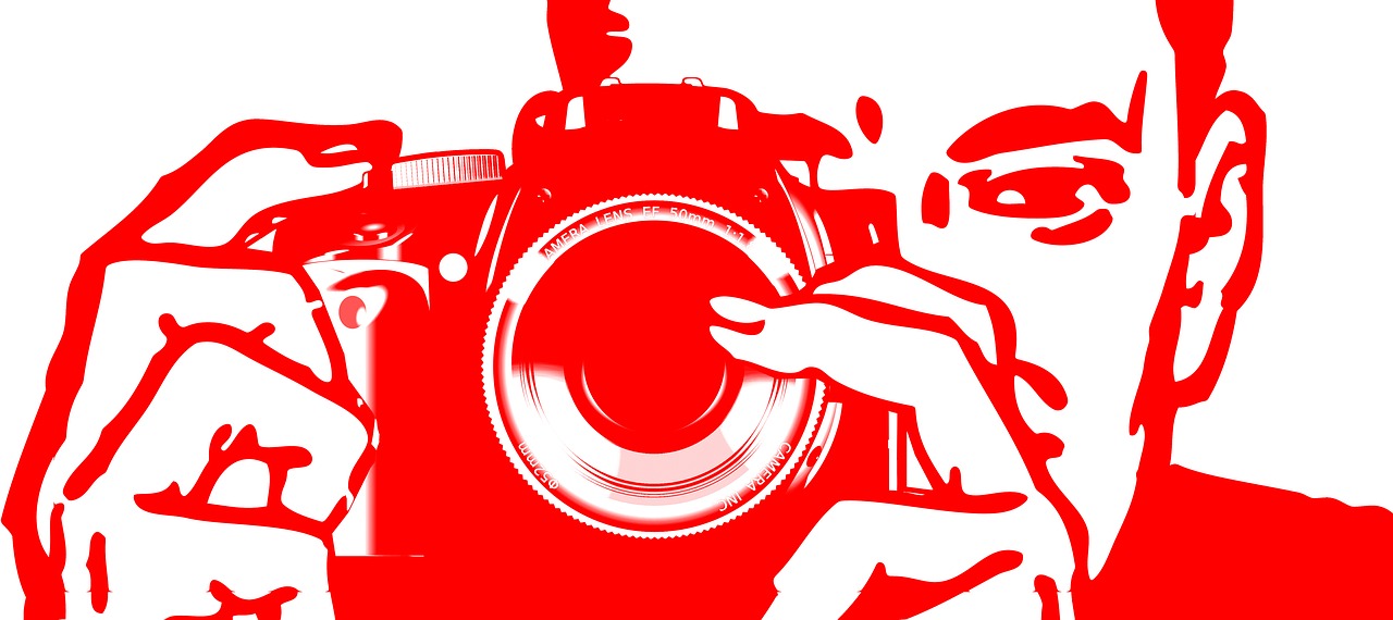 Download free HD stock image of Man Camera Free man camera taking photos illustration