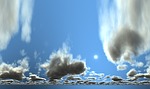 clouds, 360 ° panorama, sky
