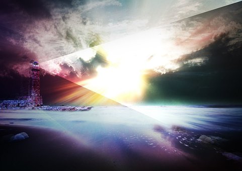 Free Lighthouse Sea illustration and picture