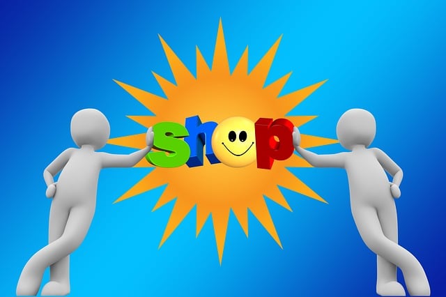 Shop, Geschäft, Sonne, Natur, Lächeln
