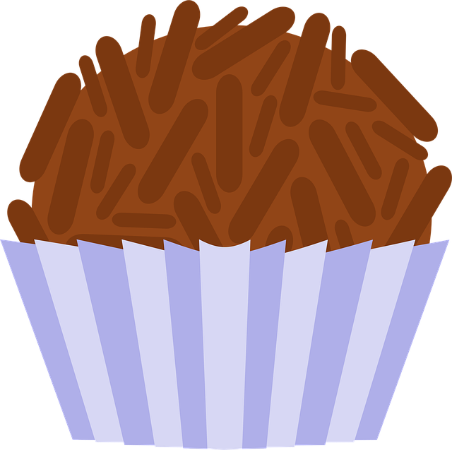 Free brigadier sweet chocolate vector