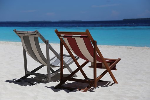 Urlaub, Sommer, Sonne, Liegestühle