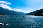 cultus lake, lake, sunny