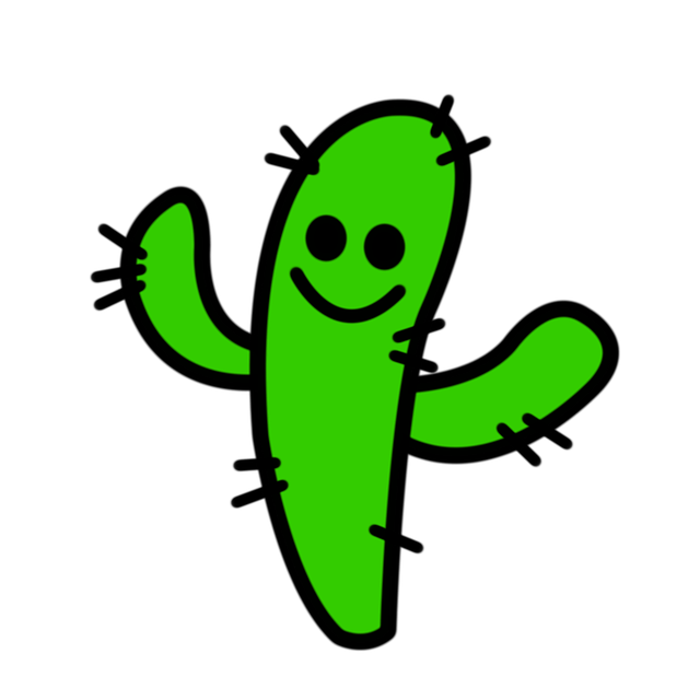 Free cactus plant thorns illustration