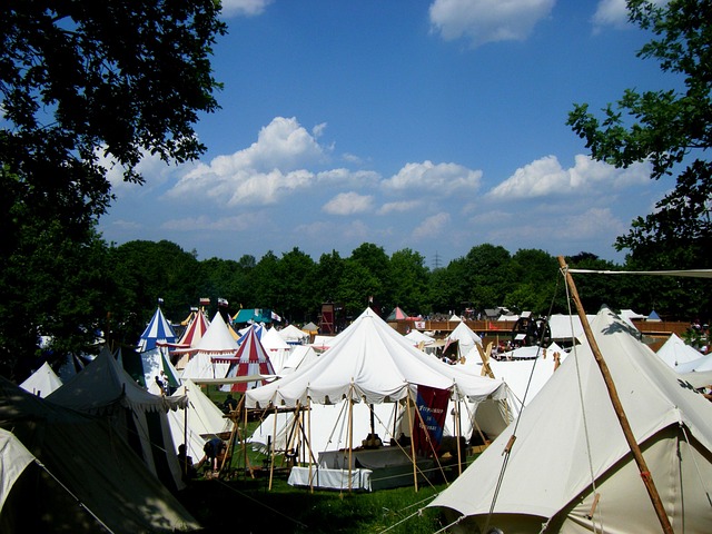 Middelalderen, Telte, Begivenhed, Teltby
