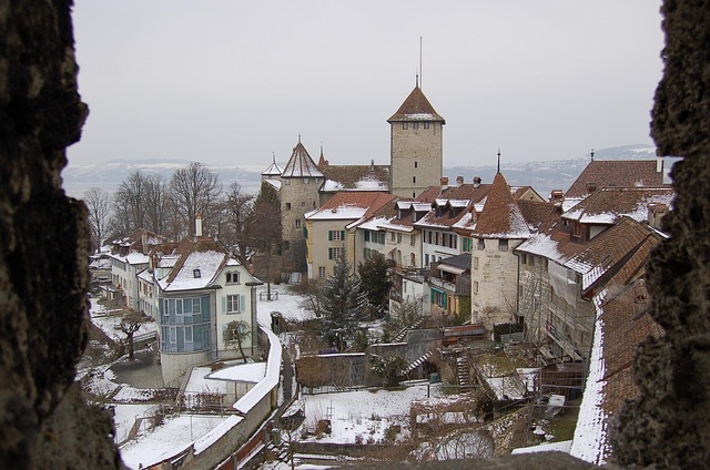 Free Murten City Snow photo and picture