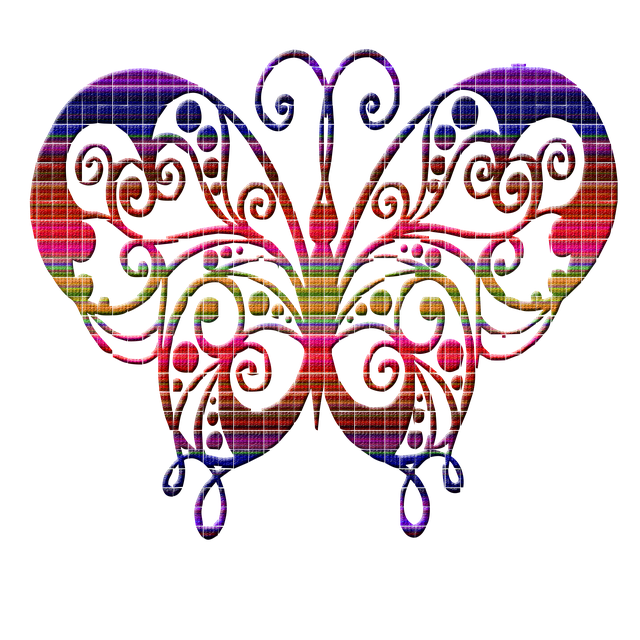 Free butterfly nature abstract illustration