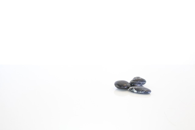 Free Black Pebble Stones Isolated Stones photo and picture