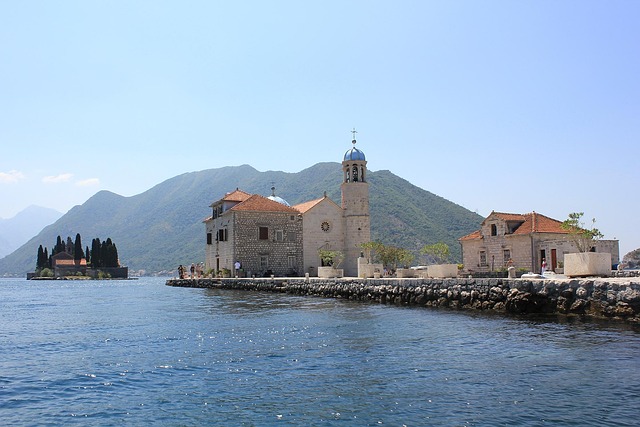 Montenegro, Boka Bucht, Bucht, Adria