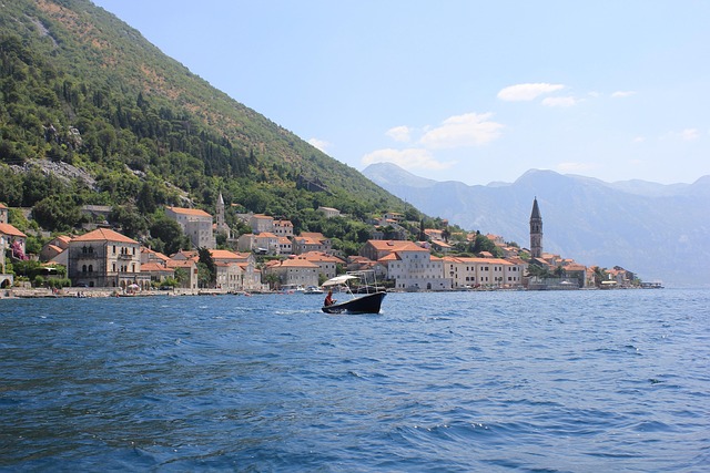 Montenegro, Perast, Boka, Bucht