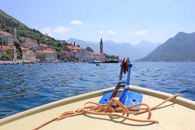 Montenegro, Perast, Boka, Bucht