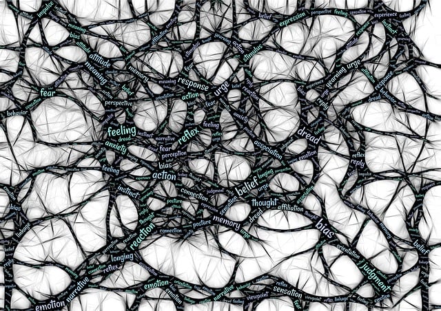 Free mindset neuroscience thoughts illustration