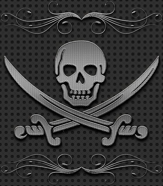 Download free HD stock image of Skull Metal Free skull metal background illustration