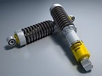 damper, yellow, spring