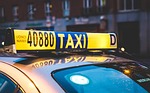 taxi, sign, taxicab