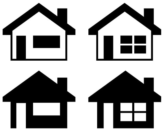 Symbol, Haus, Immobilien, Real, Anwesen