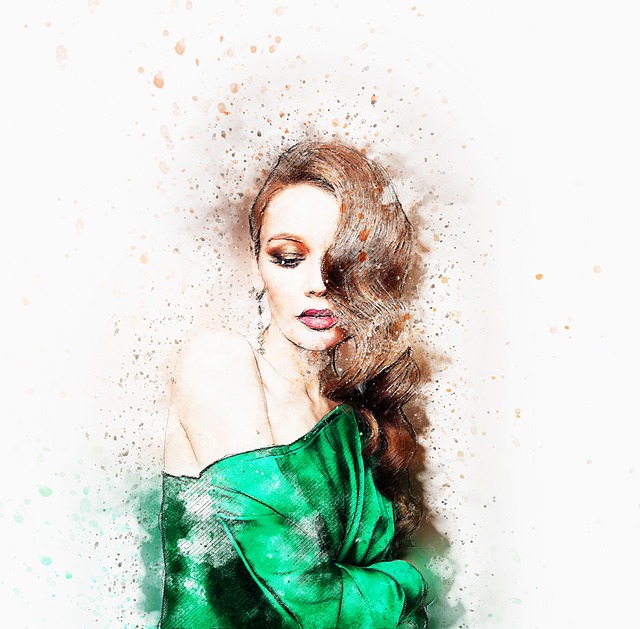Free woman art abstract illustration