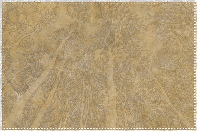 Free abstract forest trees illustration