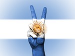 peace, argentina, flag