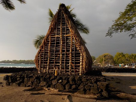 Hawaii, Hütte, Wohnung, Brückensystem