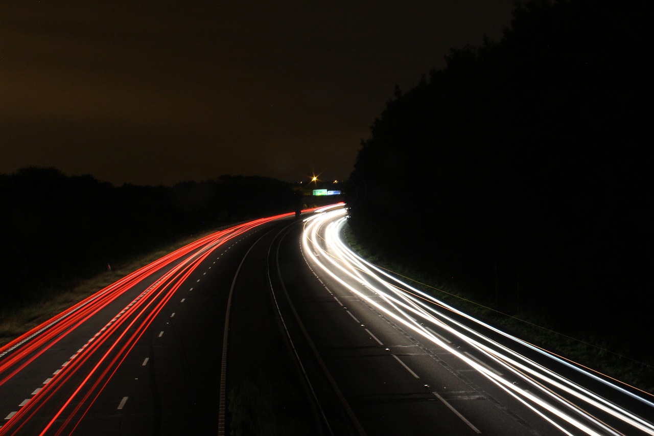 Lights Night Motorway Free photo on Pixabay Pixabay