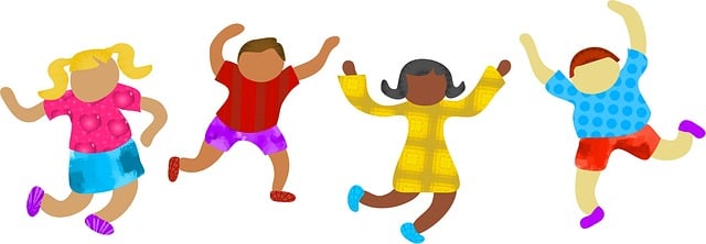 Free people group kids illustration