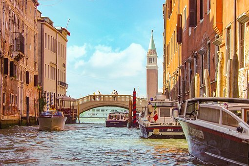 Carabinieri, Police, Venice, Bridge