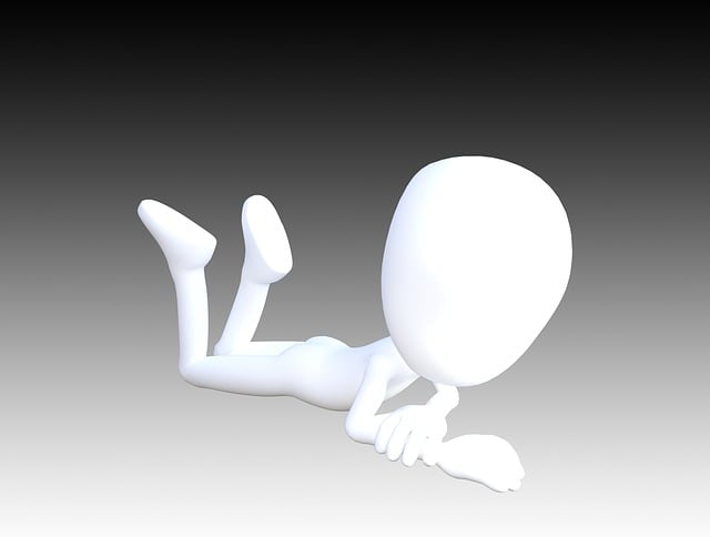 Free white male 3d model figure illustration