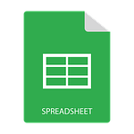 spreadsheet, file, miniature