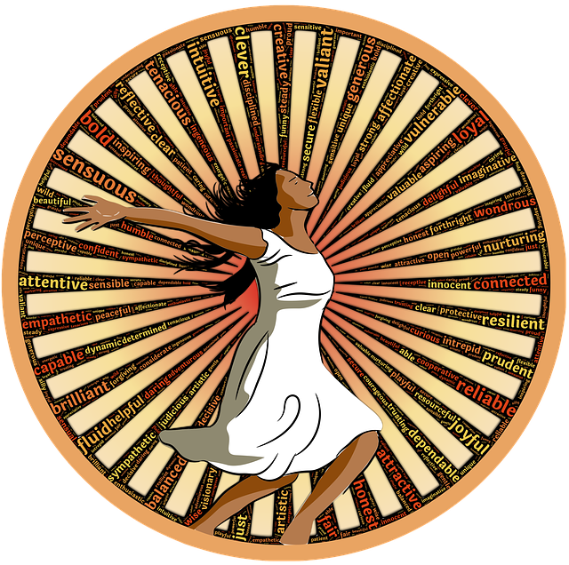 Free woman power glory illustration
