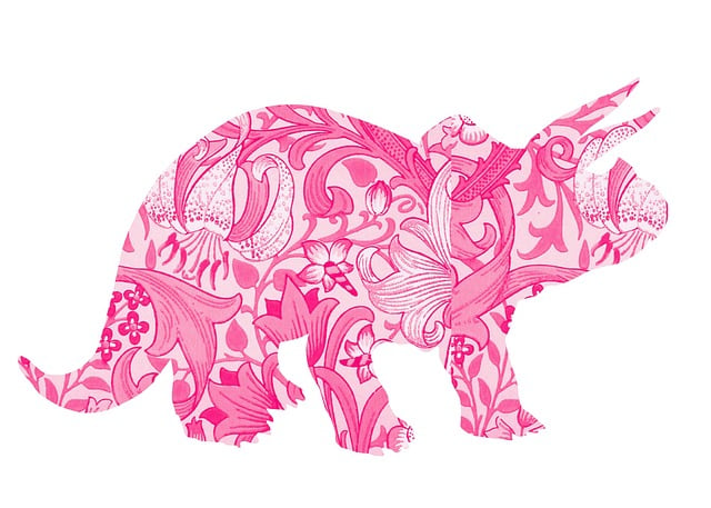 Free Pink Dinosaur illustration and picture