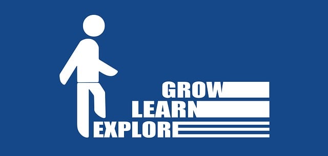 Free to learn grow training illustration