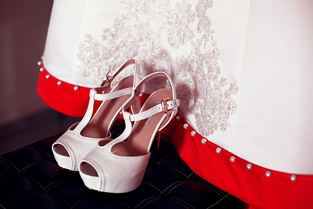 Free Shoes Wedding Dress photo and picture