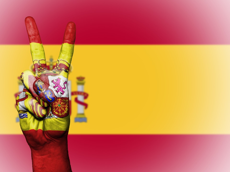 España, La Paz, Mano, Nación, De Fondo, Banner, Colores