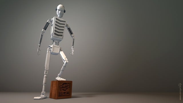 Free brittle 3d wallpapers robot illustration